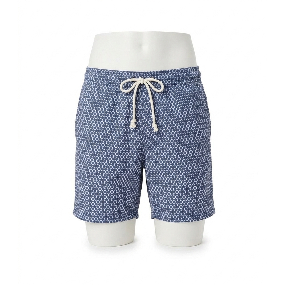 NEW FAHERTY classic boardshort in fish scale batik